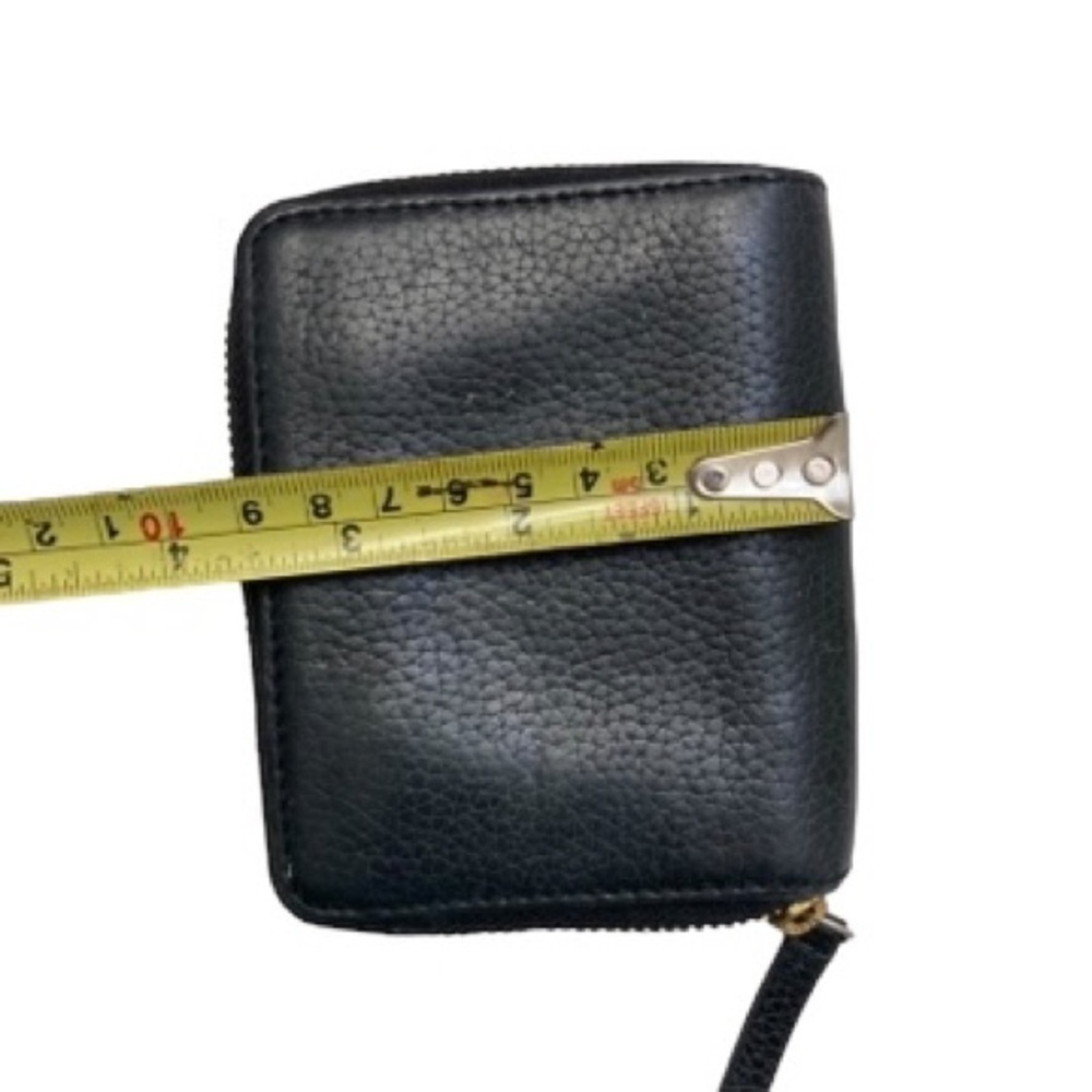 Tory Burch black leather compact wallet - Picture 8 of 15